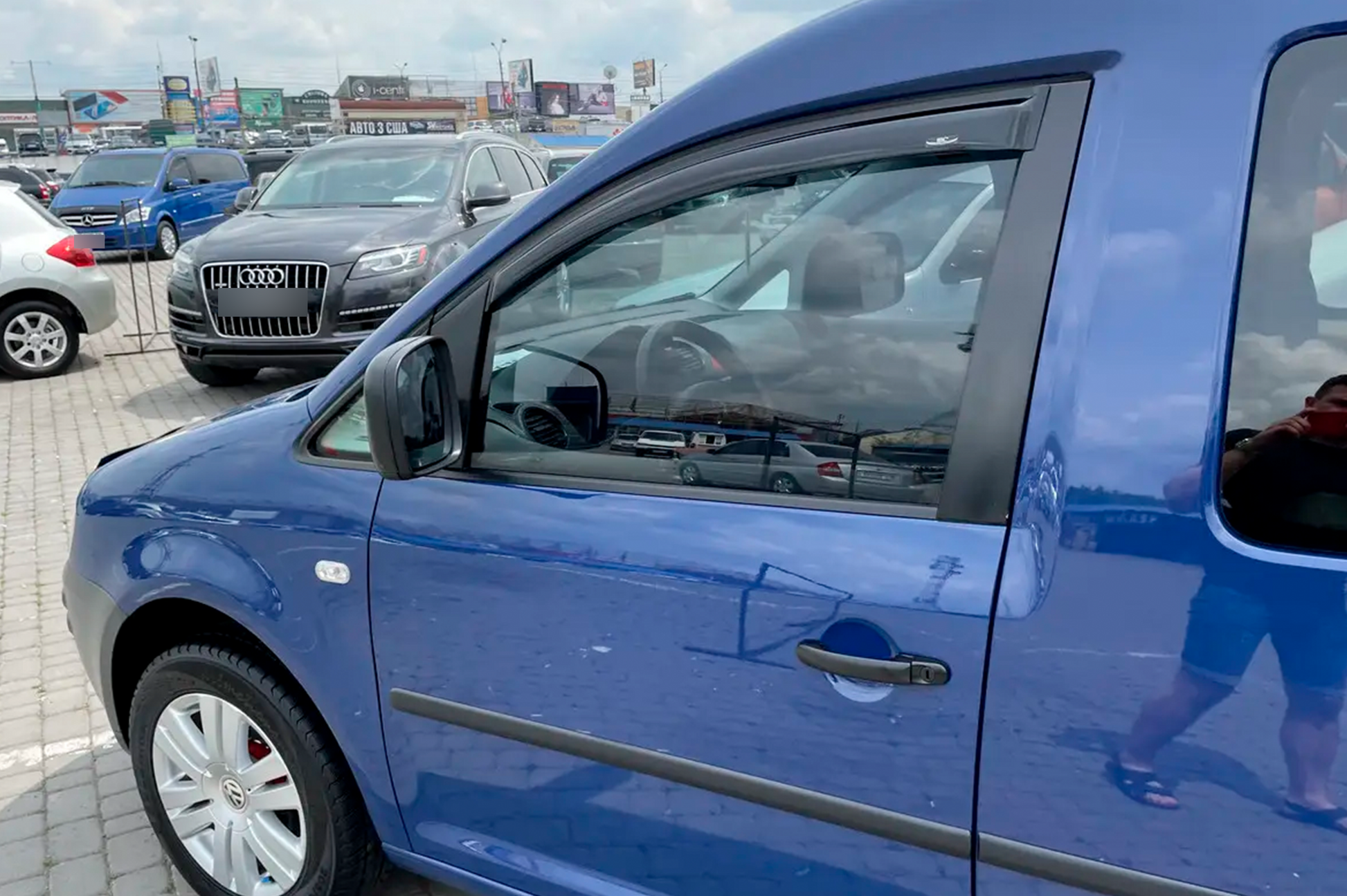 Window Deflectors (2 pcs, HIC) for Volkswagen Caddy 2015-2020 - image 13