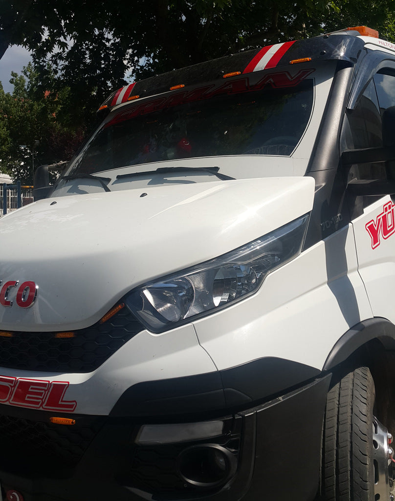 Windshield visor V1 (black gloss, 5mm) for Iveco Daily 2014- - image 3