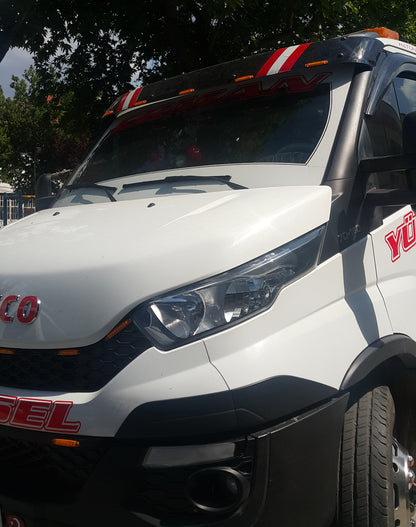 Windshield visor V1 (black gloss, 5mm) for Iveco Daily 2014- - image 3