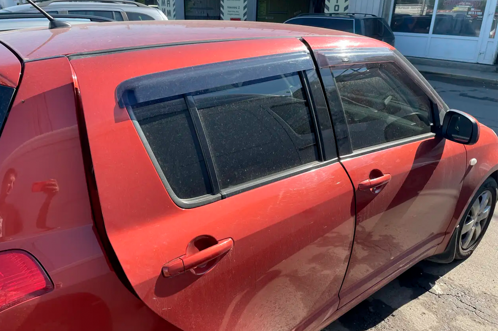 Window Deflectors (4 pcs, HIC) for Suzuki Swift 2005-2010 - image 2