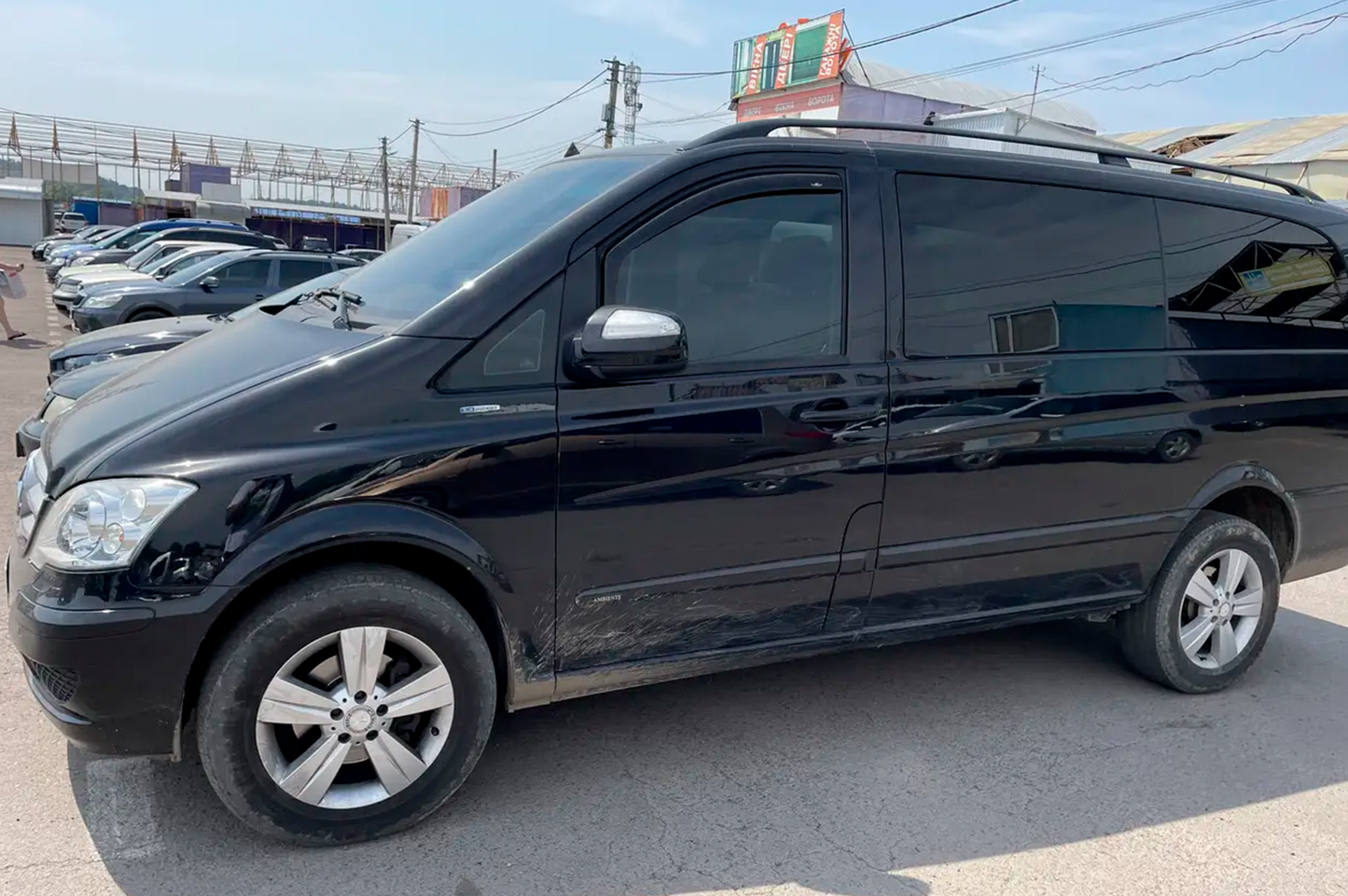 In-channel window deflectors (2 pcs, HIC) for Mercedes Vito W639 2004-2014 - image 13
