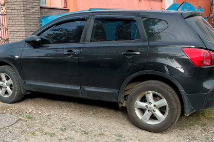 Window Deflectors (4 pcs, HIC) for Nissan Qashqai 2007-2010 - image 8