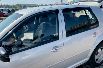 Window Deflectors HB (4 pcs, HIC) for Volkswagen Golf 4 1997-2006 - image 8