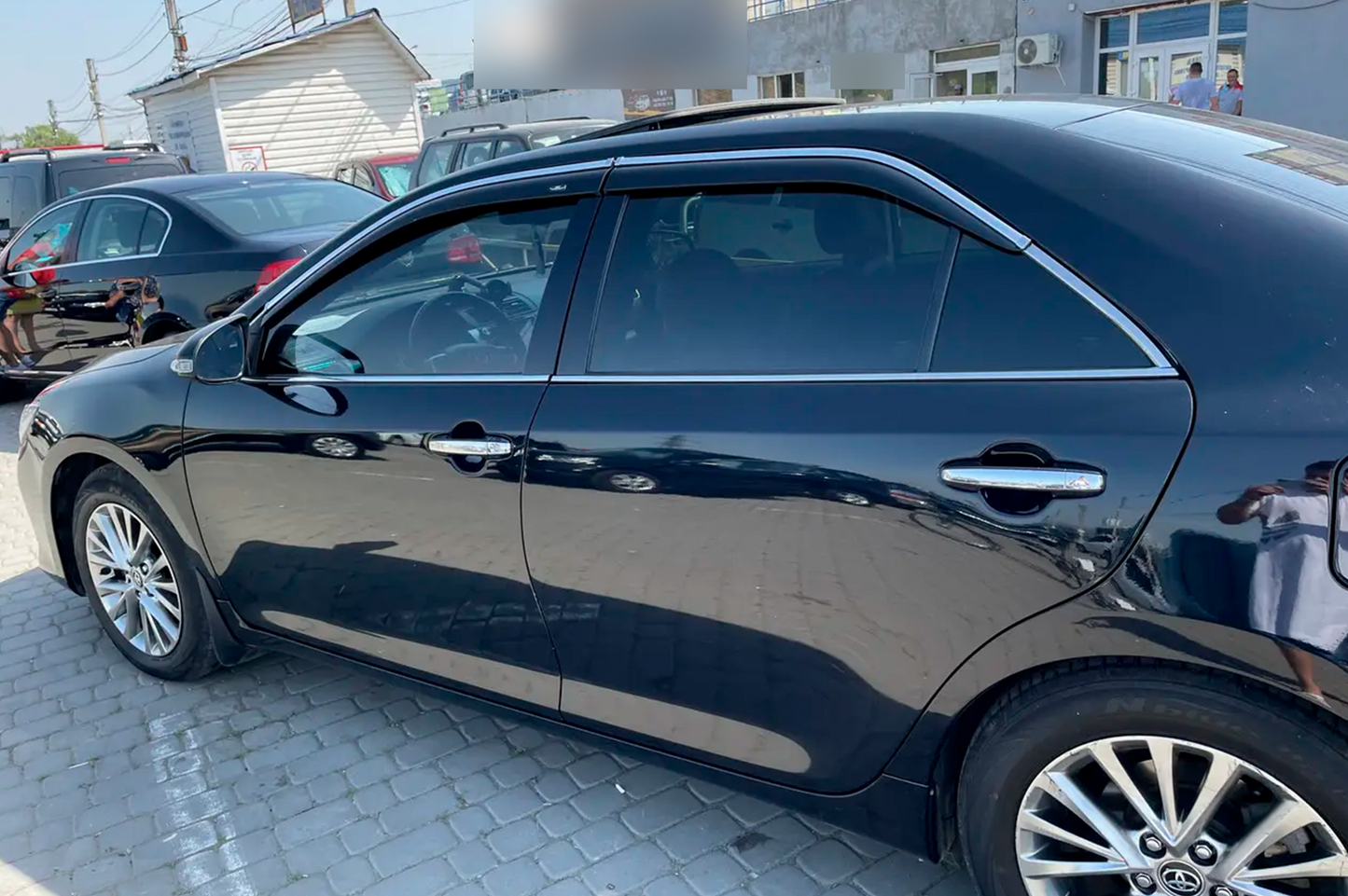 Window visors with chrome trim (2011-2017 EU / 2011-2014 USA, 4 pcs, HIC) for Toyota Camry 2011–2017 - image 3