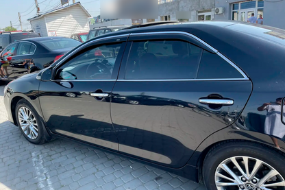 Window visors with chrome trim (2011-2017 EU / 2011-2014 USA, 4 pcs, HIC) for Toyota Camry 2011–2017 - image 3