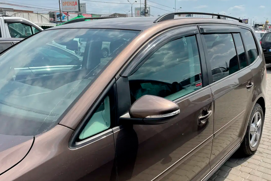Window Deflectors (4 pcs, HIC) for Volkswagen Touran 2010-2015 - image 2