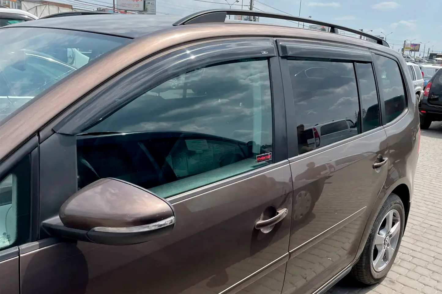 Window Deflectors (4 pcs, HIC) for Volkswagen Touran 2010-2015 - image 3