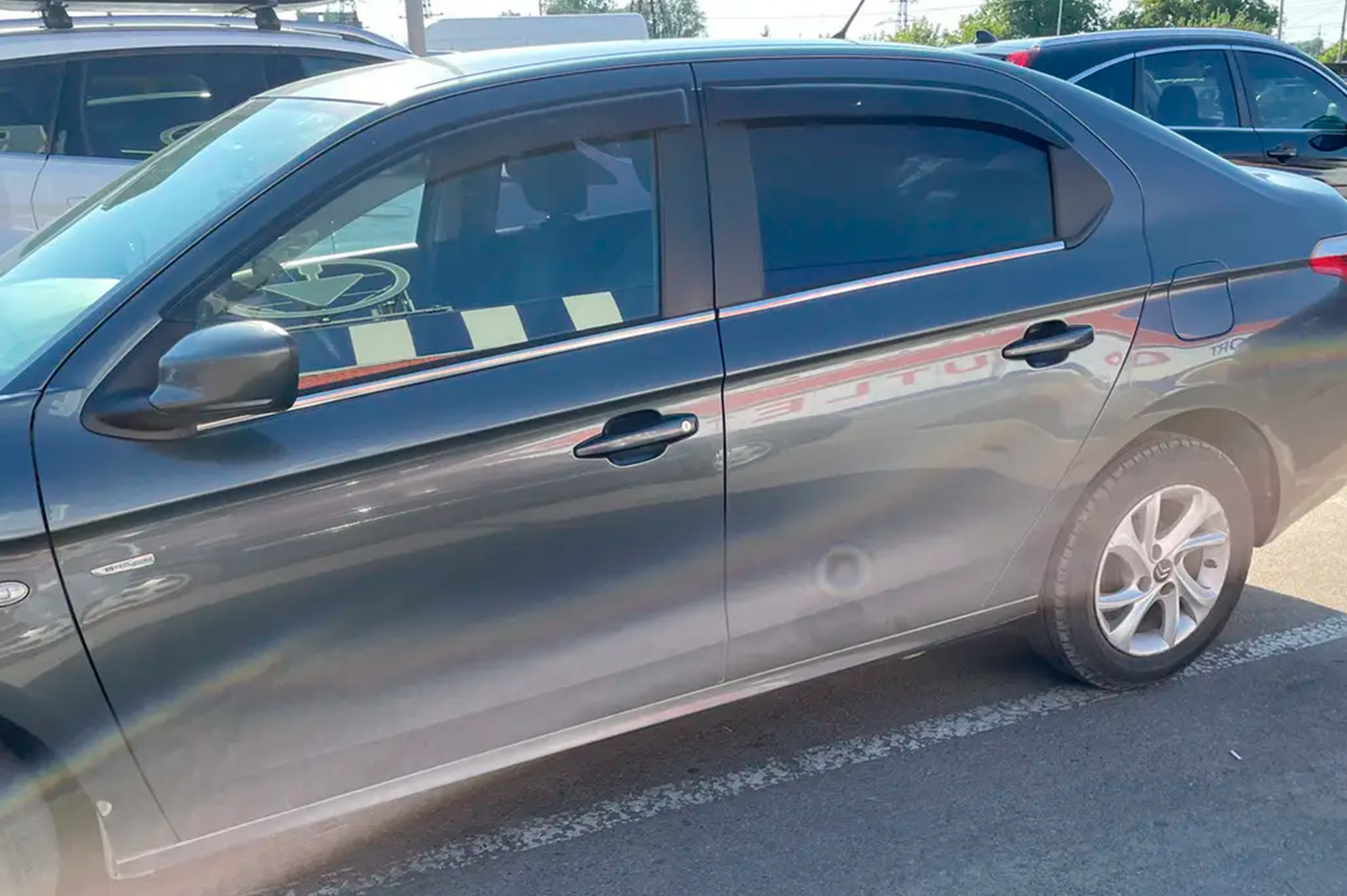 Window Deflectors (4 pcs, HIC) for Citroen C-Elysee 2013-2022 - image 1