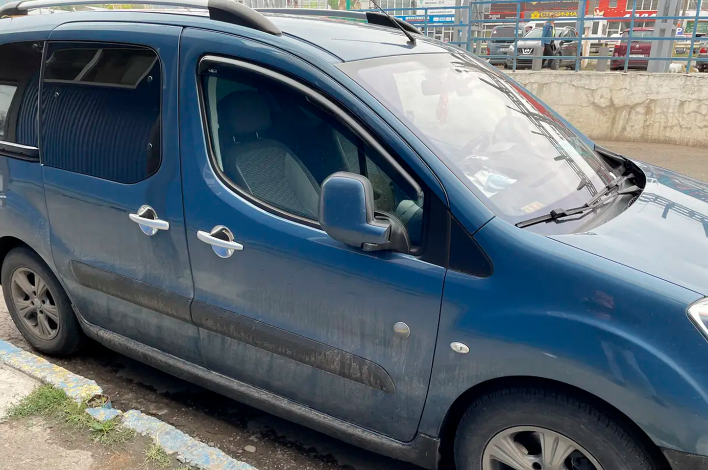 Window Deflectors (2 pcs, HIC) for Citroen Berlingo 2008-2018 - image 4