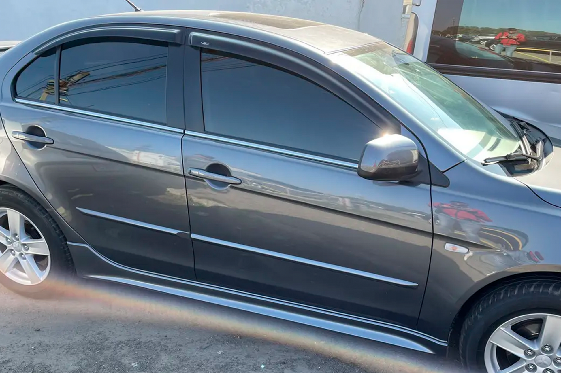 Window Deflectors (4 pcs, HIC) for Mitsubishi Lancer X 2008- - image 7