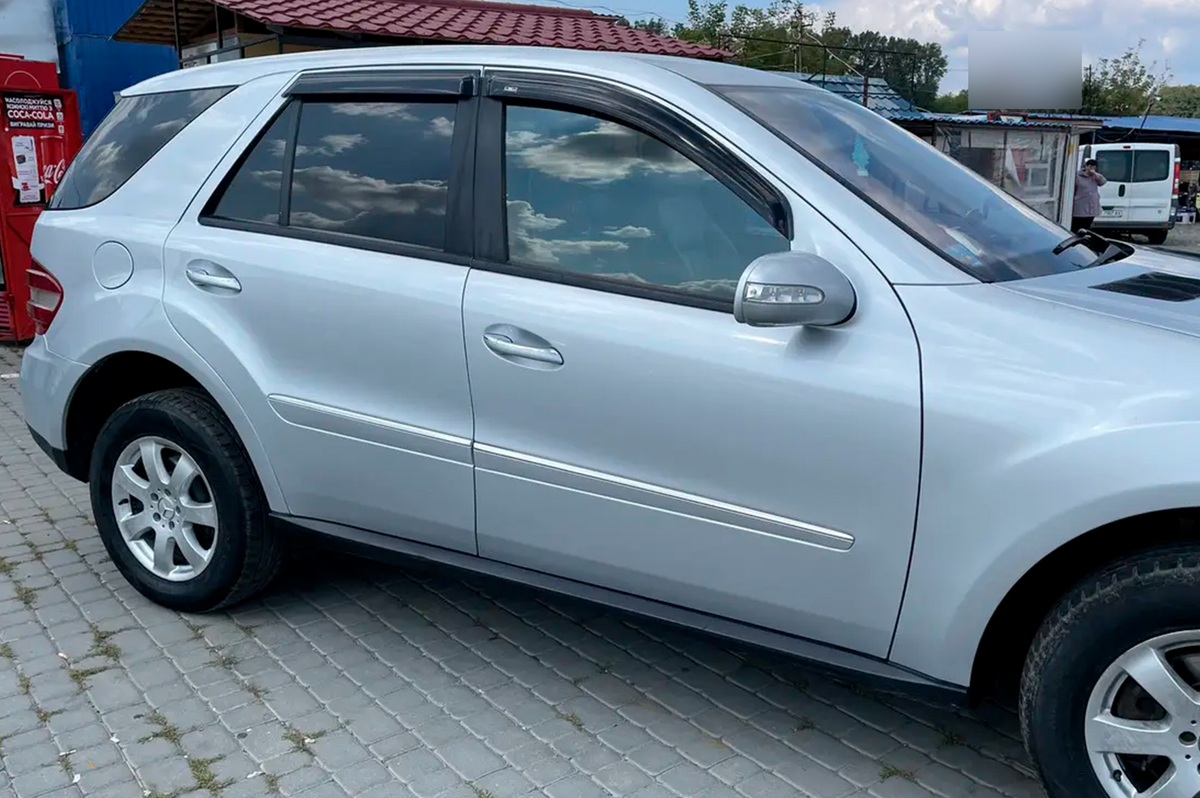 Window Deflectors (4 pcs, HIC) for Mercedes ML W164 2005-2011 - image 9