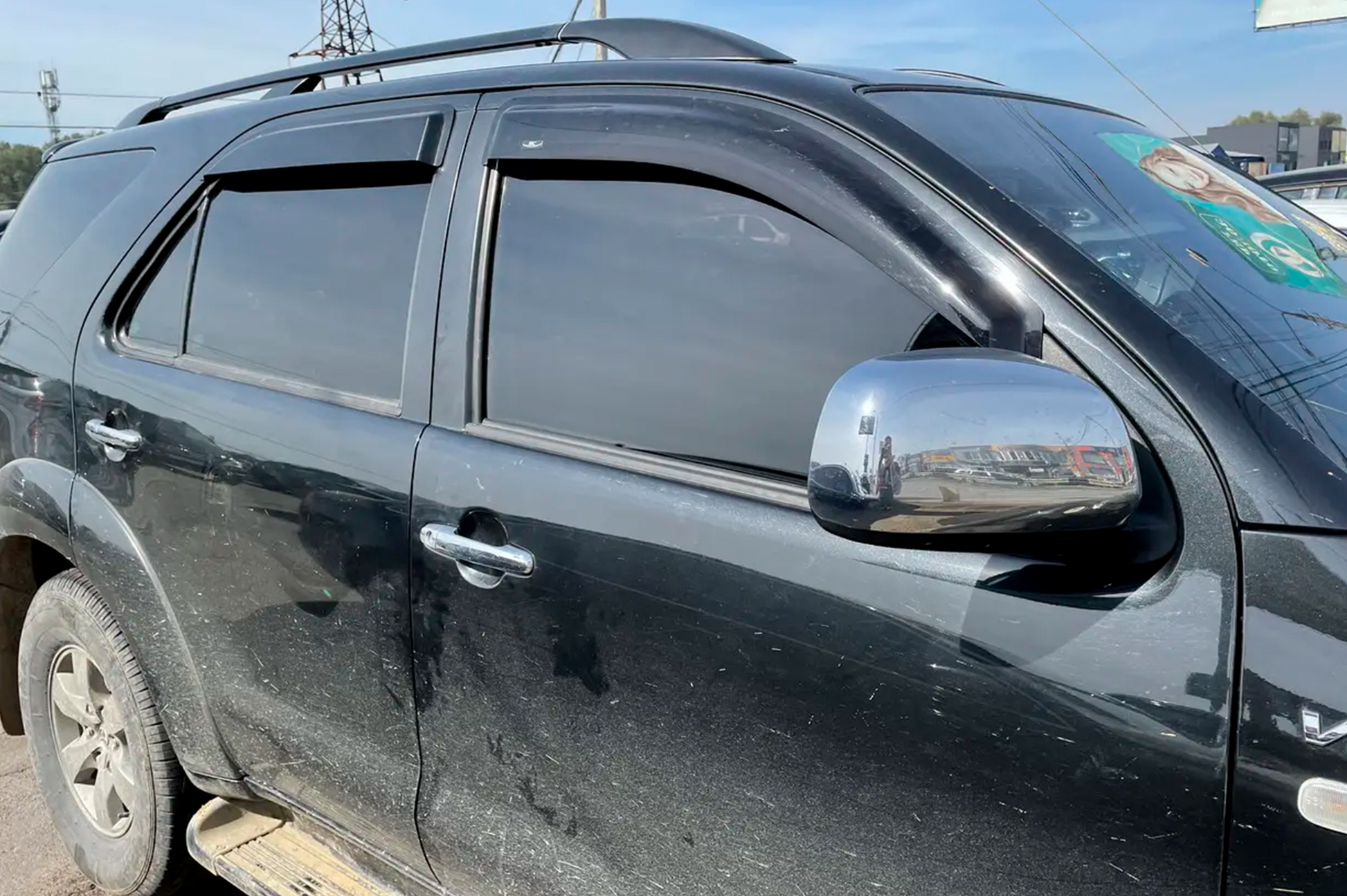Window Deflectors (4 pcs, HIC) for Toyota Hilux 2006-2015 - image 7