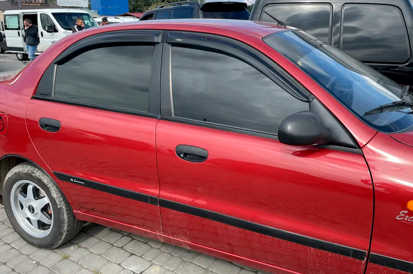 Window Deflectors (4 pcs, HIC) for Chevrolet Lanos 1998-2017 - image 3