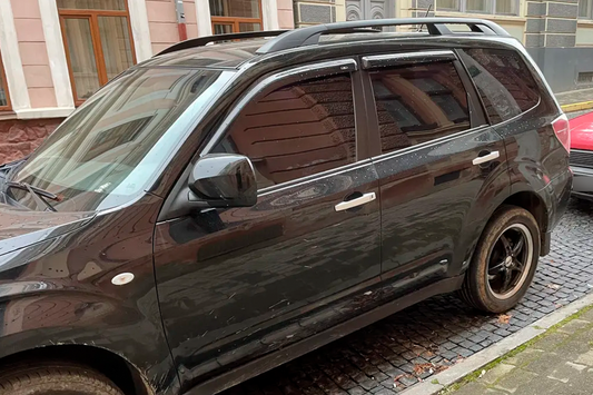 Window Deflectors (4 pcs, HIC) for Subaru Forester 2008-2013 - image 1