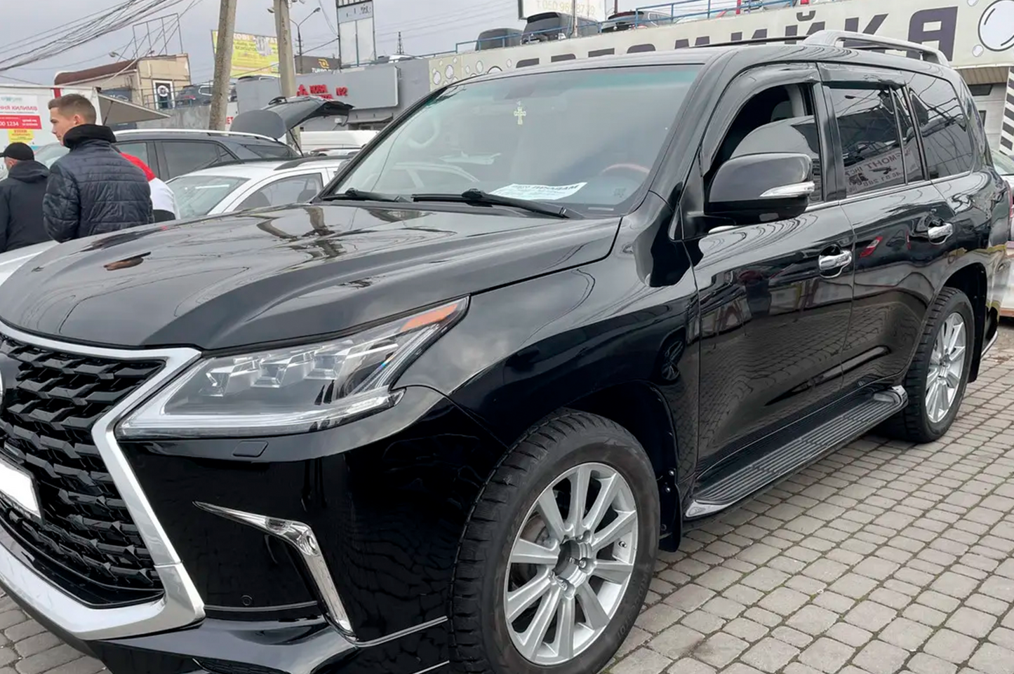 Window Deflectors 8 cm (4 pcs, HIC) for Lexus LX570/450d 2008-2022 - image 7