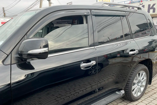 Window Deflectors 8cm (4 pcs, HIC) for Toyota Land Cruiser 200 2007-2021 - image 1