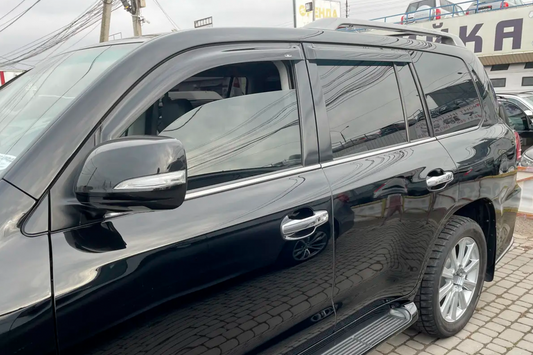 Window Deflectors 8cm (4 pcs, HIC) for Toyota Land Cruiser 200 2007-2021 - image 2