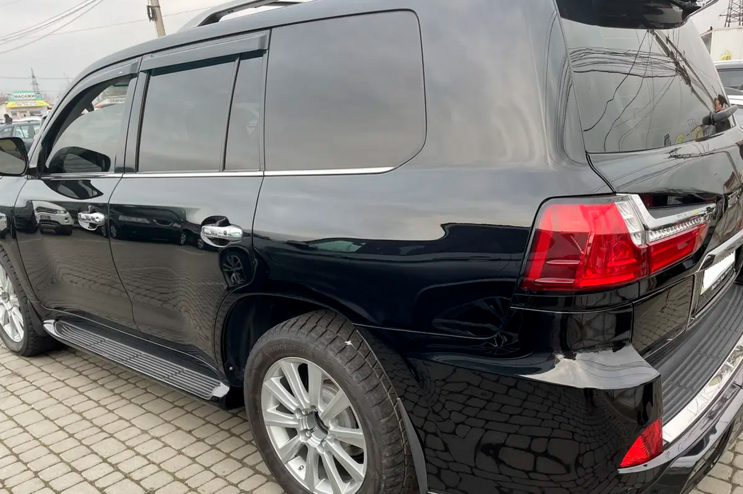 Window Deflectors 8 cm (4 pcs, HIC) for Lexus LX570/450d 2008-2022 - image 13