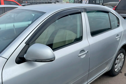 Window Deflectors Liftback (4 pcs, HIC) for Skoda Octavia II A5 2010-2013 - image 6