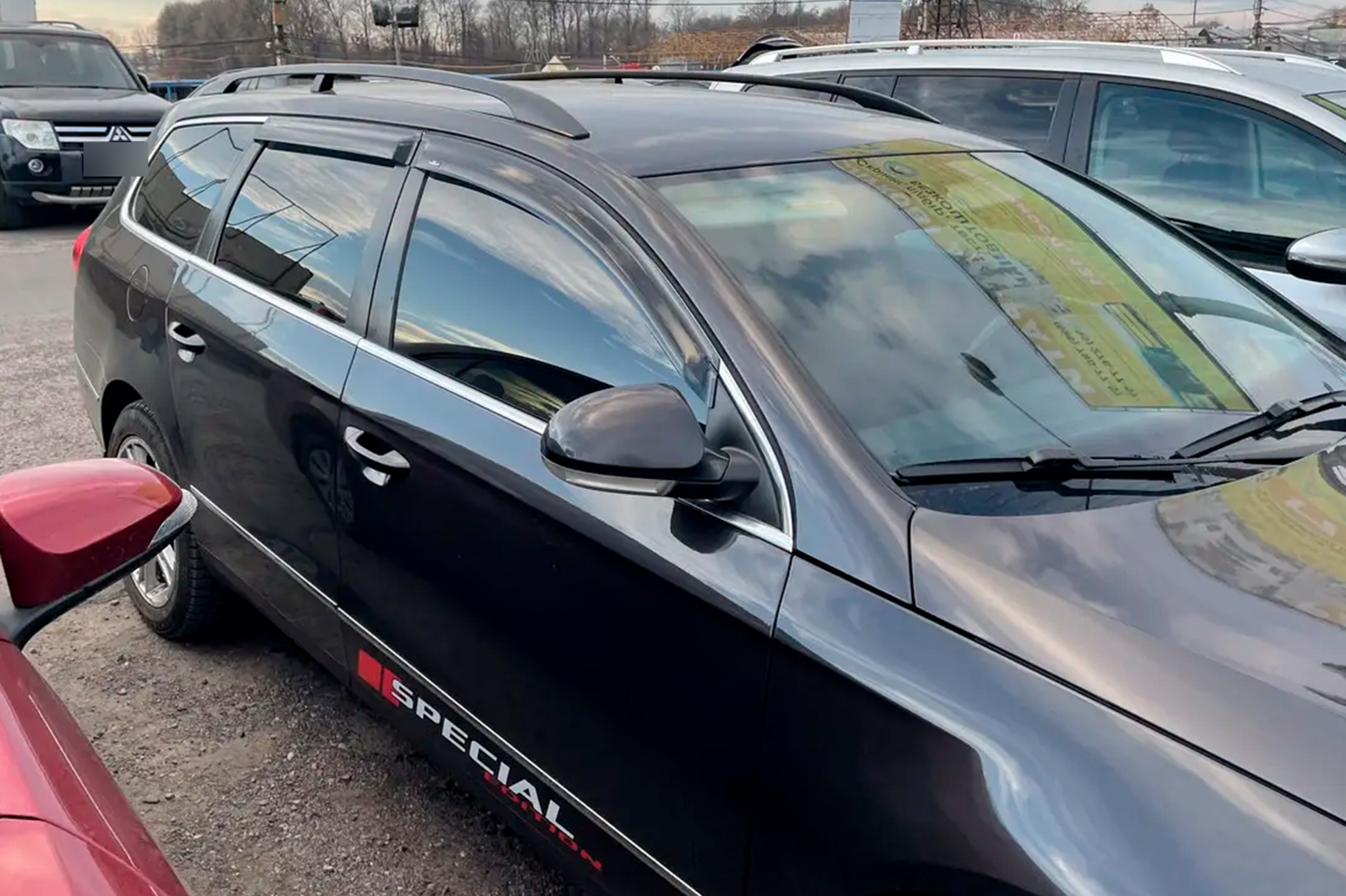 Window Deflectors SW (4 pcs, HIC) for Volkswagen Passat B6 2006-2012 - image 1