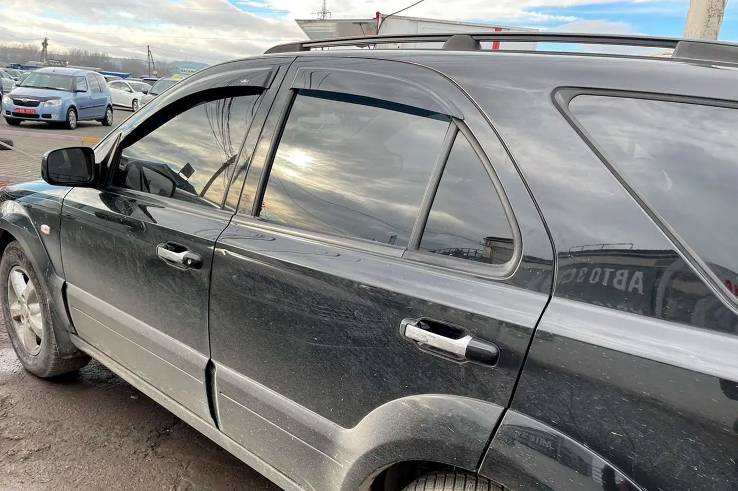 Window Deflectors (4 pcs, HIC) for Kia Sorento I BL 2002-2009 - image 4
