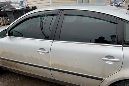 Window Deflectors SD (4 pcs, HIC) for Volkswagen Passat B5 1997-2005 - image 1