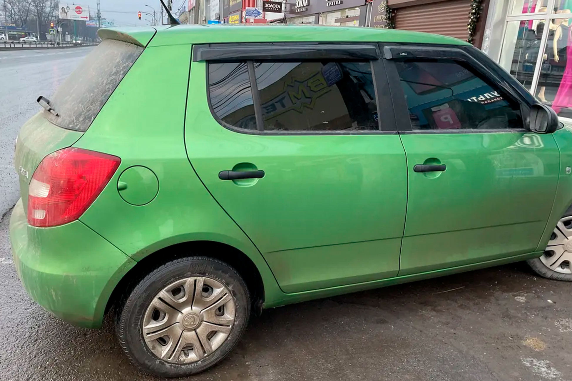 Window Deflectors HB (4 pcs, HIC) for Skoda Fabia 2007-2014 - image 3