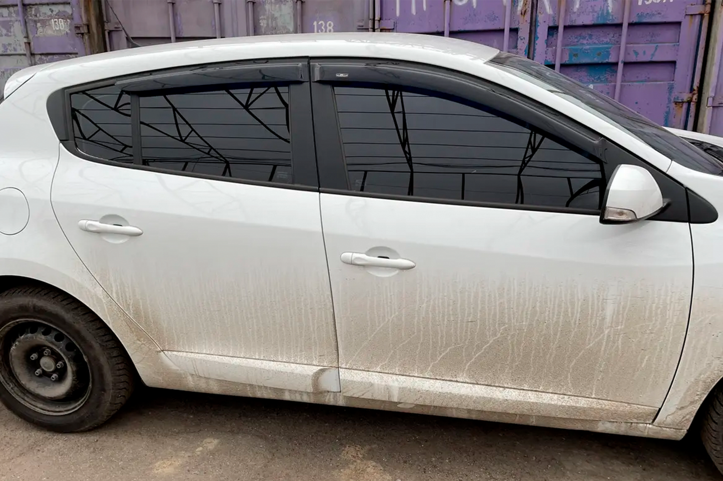 Window Deflectors HB (4 pcs, HIC) for Renault Megane III 2009-2016 - image 1
