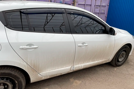 Window Deflectors HB (4 pcs, HIC) for Renault Megane III 2009-2016 - image 2