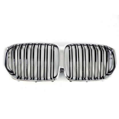Kidneys M-Look (2019-2022, Gloss Black with Chrome Trim) for BMW X5 G05 2019–2026 - image 2