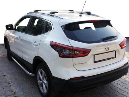 Side area Tayga (2 pcs., Aluminum) for Nissan Qashqai 2014-2021 - Reelken Auto