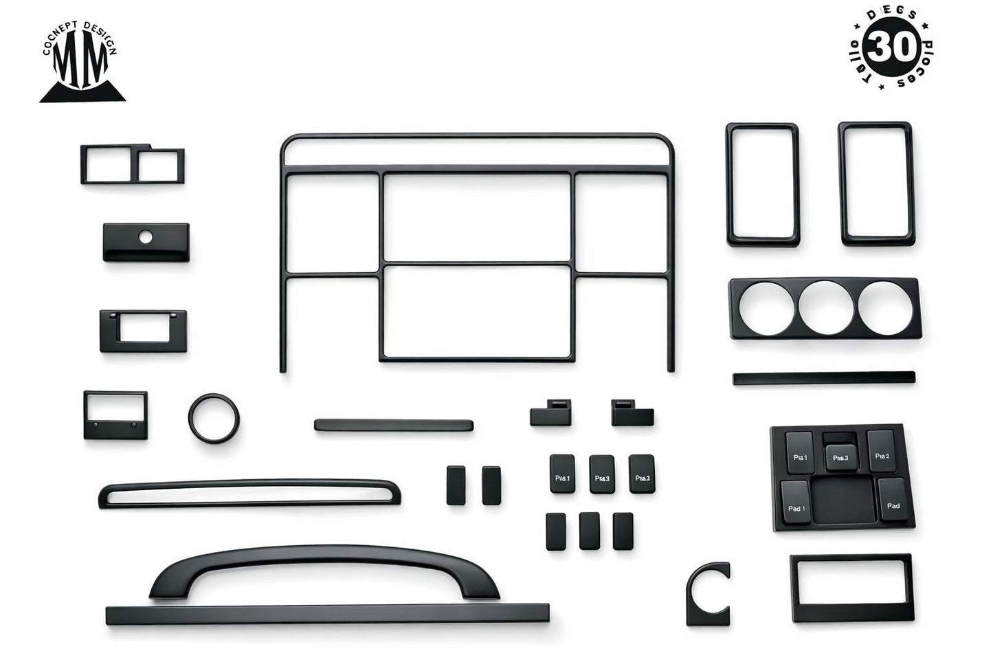 Dashboard Trim Covers for Land Rover Discovery I 1989-1999 - image 1