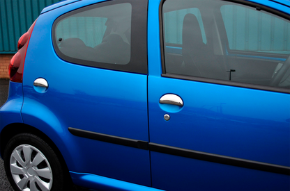 Chrome Door Handle Covers (2 pcs, Stainless Steel) for Toyota Aygo 2007-2014 - image 5
