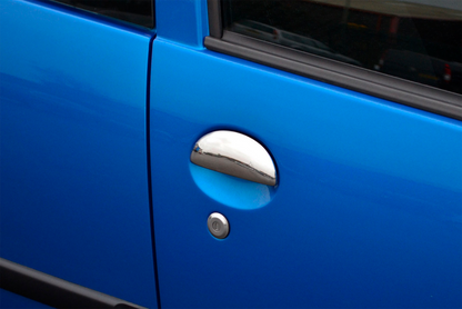 Chrome Door Handle Covers (2 pcs, Stainless Steel) for Toyota Aygo 2007-2014 - image 4