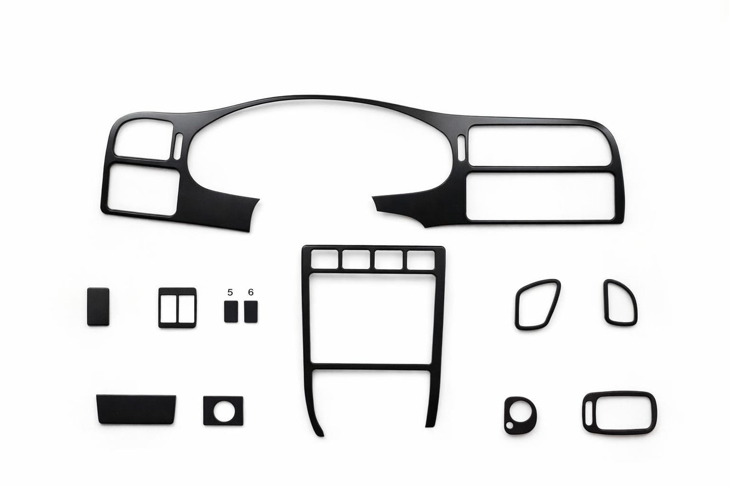 Dashboard Trim Covers for Nissan Sunny 1990-1995 - image 1