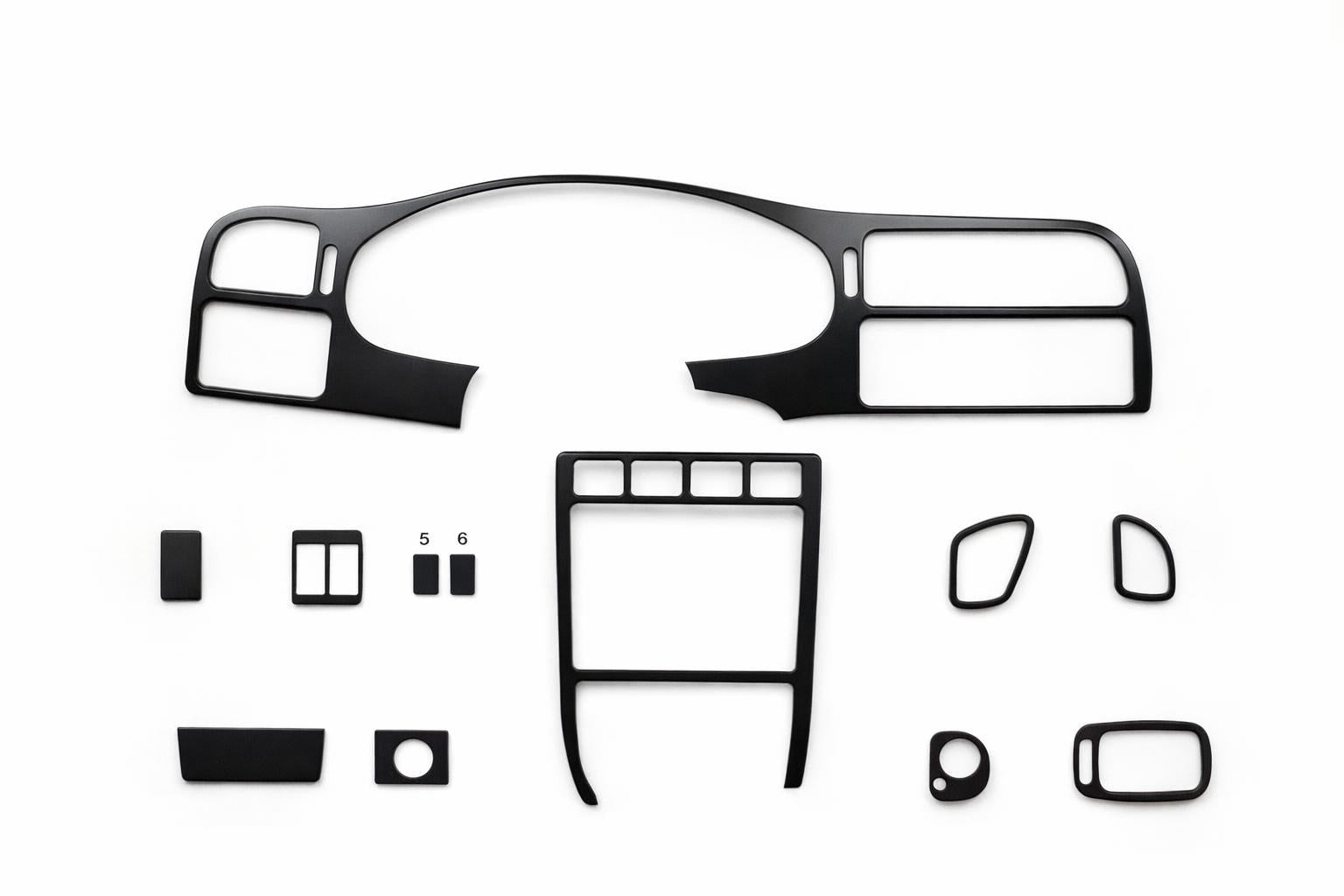 Dashboard Trim Covers for Nissan Sunny 1990-1995 - image 1