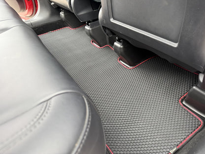 Rubber Floor Mats Carsuit (2020-2024, black) for Tesla Model Y 2020- - image 3