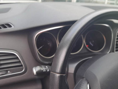 Cover on the speedometer (stainless steel) for Renault Megane IV 2016-2025 - Reelken Auto