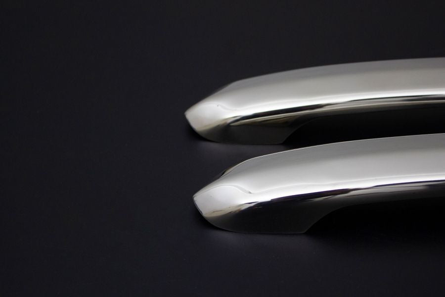 Chrome Door Handle Covers (1 with keyhole, 4 pcs, stainless steel) for Man TGE 2017- - image 2