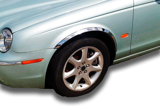 Stainless Steel Fender Trim (4 pcs) for Jaguar X-Type 2001-2009 - image 1