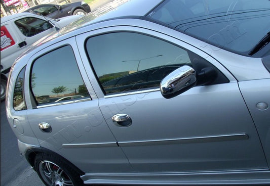 Door Mouldings Stainless Steel (4 pcs) for Opel Corsa C 2000-2006 - image 1