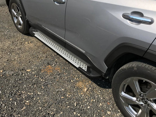 Side Steps Allmond Grey (2 pcs, Aluminum) for Toyota Rav 4 2019- - image 2