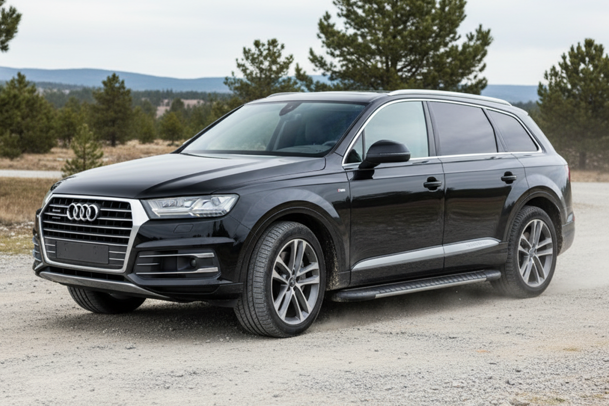 Side Steps Bosphorus Grey (2 pcs, Aluminum) for Audi Q7 2015- - image 1