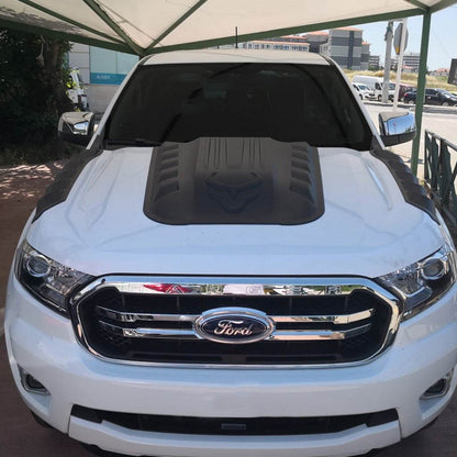 Cover on the hood V2 (ABS) for Ford Ranger 2011-2022 - Reelken Auto