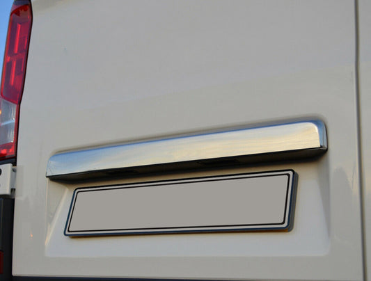 Trim above license plate (without camera, stainless steel) for Volkswagen Crafter 2016- - image 1