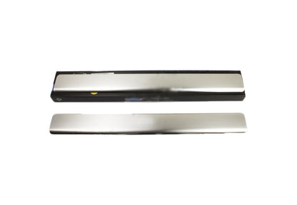 Door Sill Covers OmsaLine (2 pcs, Stainless Steel) for Opel Corsa E 2015-2019 - image 1