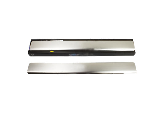 Door Sill Covers OmsaLine (2 pcs, Stainless Steel) for Opel Corsa E 2015-2019 - image 1