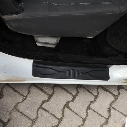 Door sills EuroCap (4 pcs, ABS) for Dacia Lodgy 2012-2022 - Reelken Auto