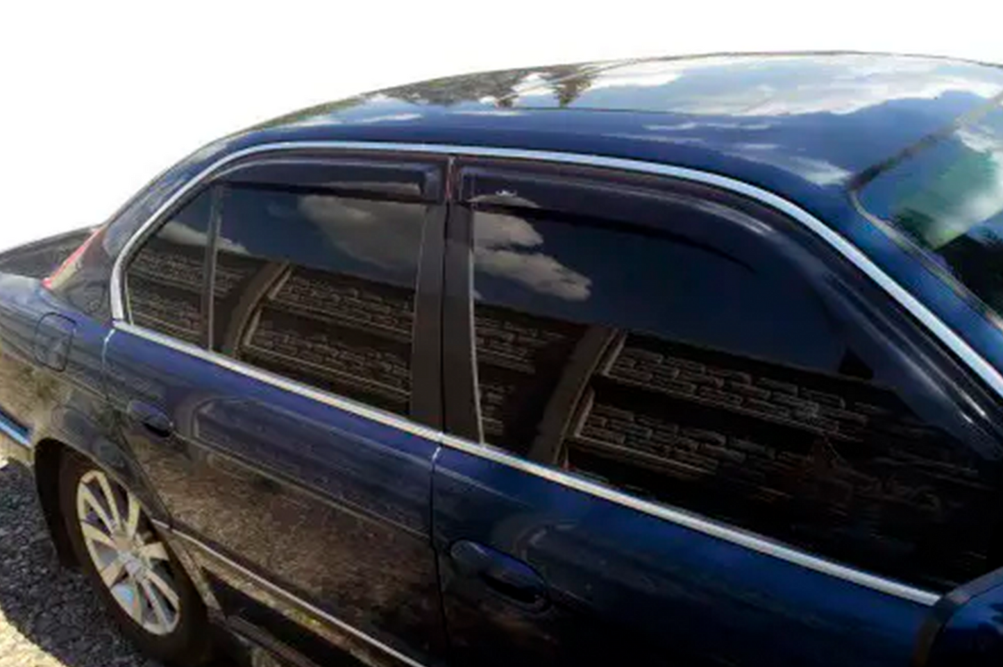 Window Deflectors (4 pcs, HIC) for BMW 7 Series E38 1994-2001 - image 1