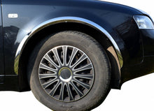 Fender flares (4 pcs, stainless steel) for Audi A4 B6 2000-2004 - image 1